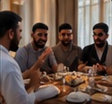 Gemeinsames Essen mit der Gruppe