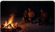 Community am Feuer
